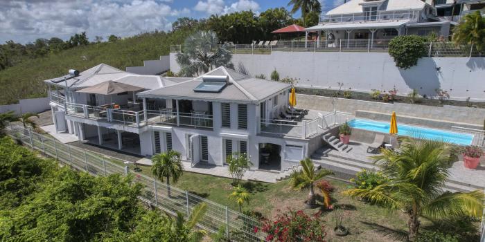 1.Location villa piscine vue mer Saint François Guadeloupe_Vue mer